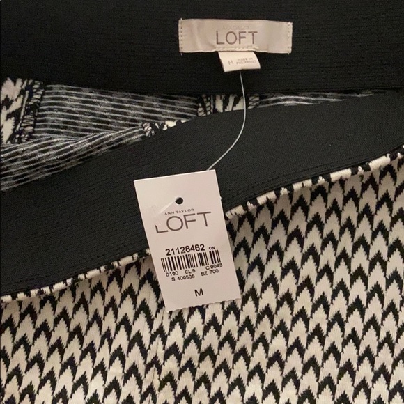 Skirt LOFT size M herringbone/chevron a line - Picture 2 of 3